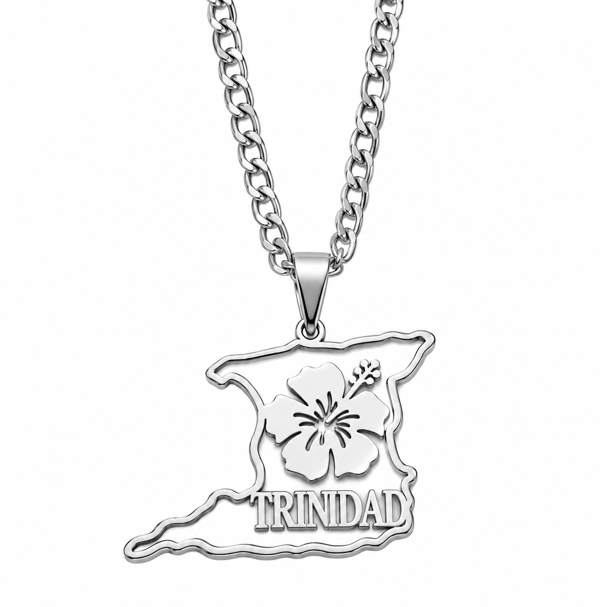 Trinidad and Tobago 🇹🇹 Map Necklace