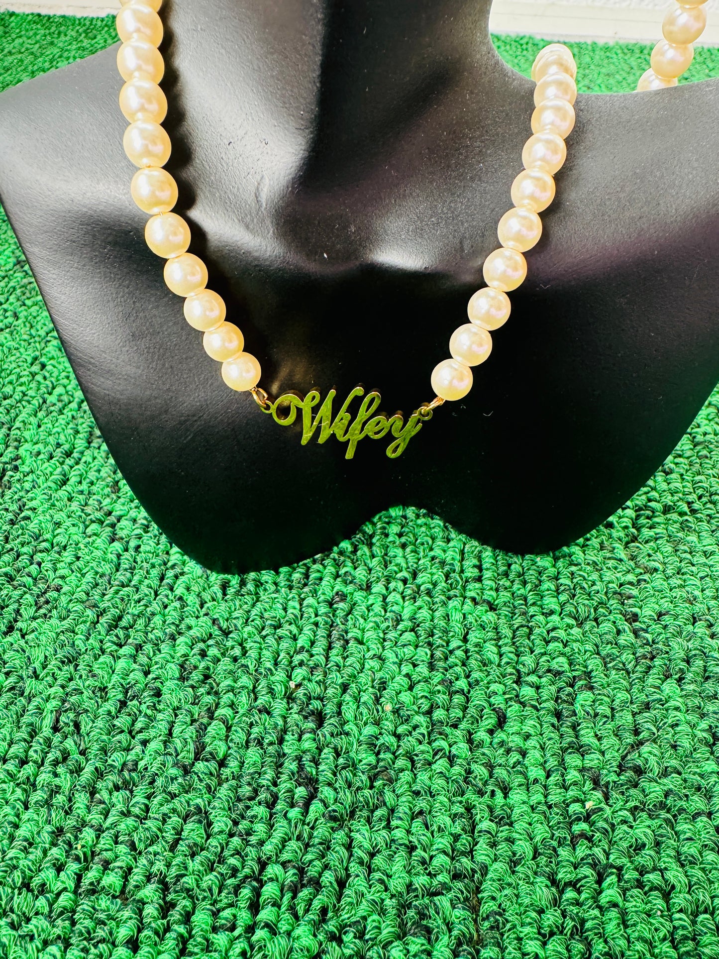 Wifey Pearl Necklace