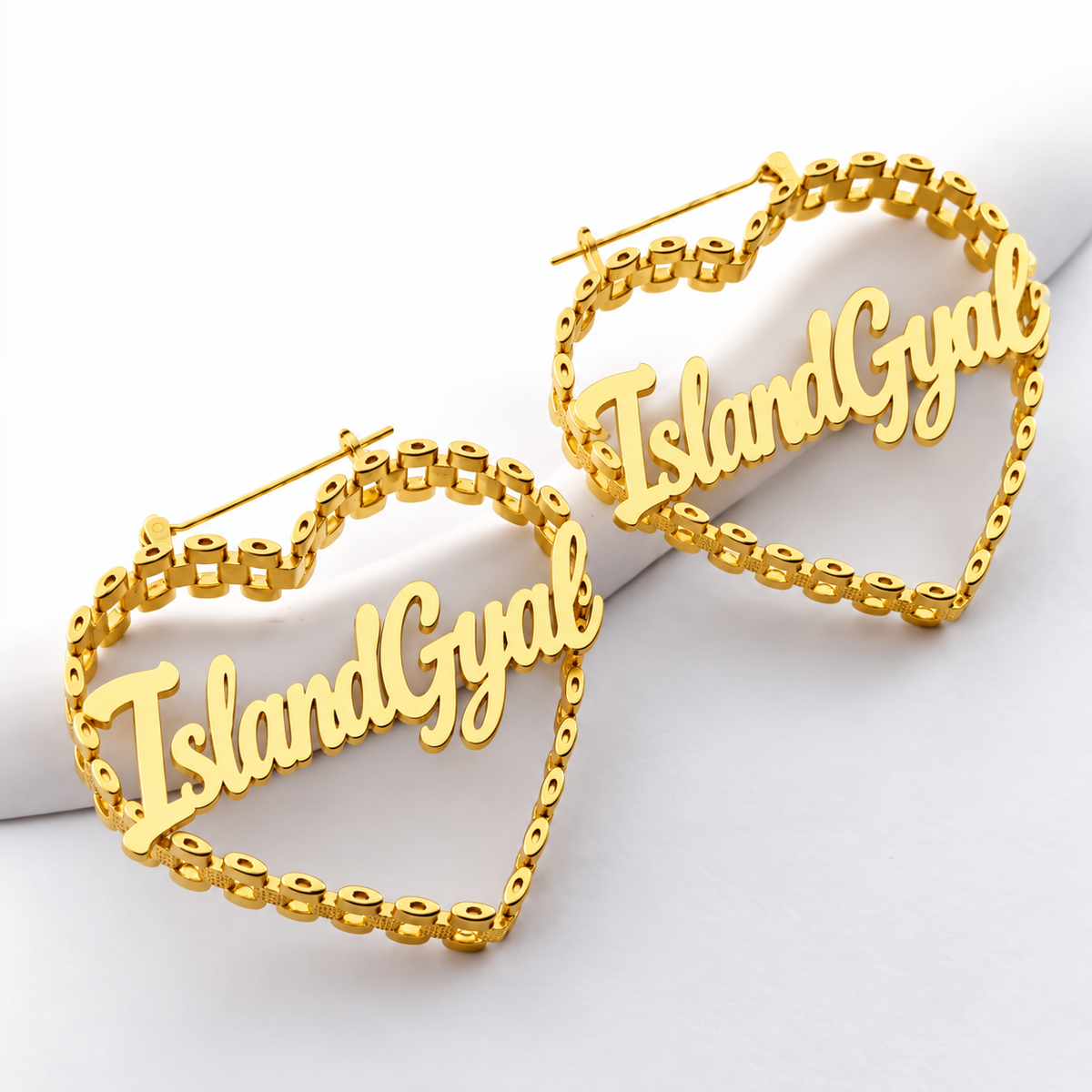 Islanders Hoop Earrings