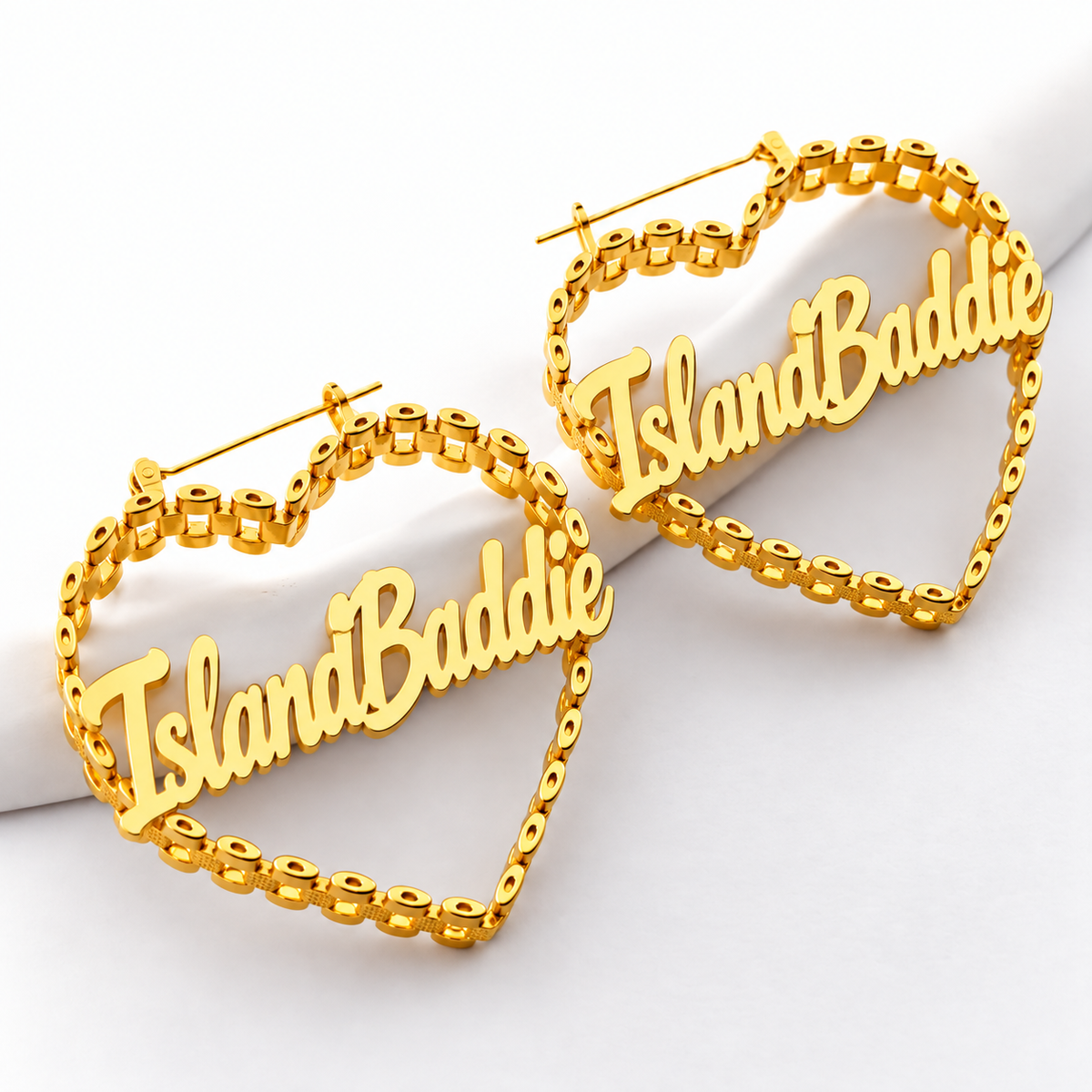 Islanders Hoop Earrings