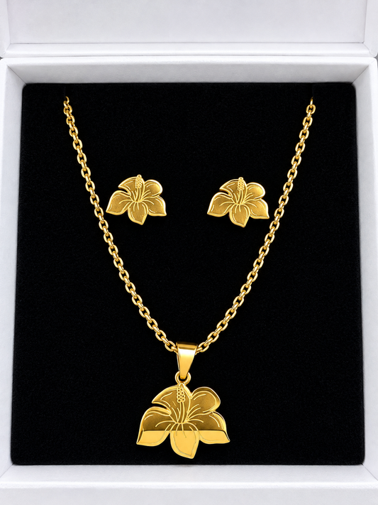 Flower 🌺 Necklace Set